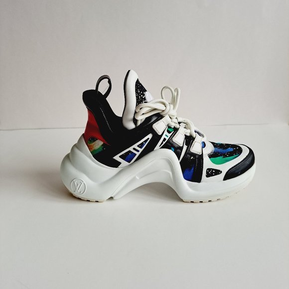 Louis Vuitton Women's Multicolor LV Archlight Sneakers Size 36 / 6 - Picture 4 of 16